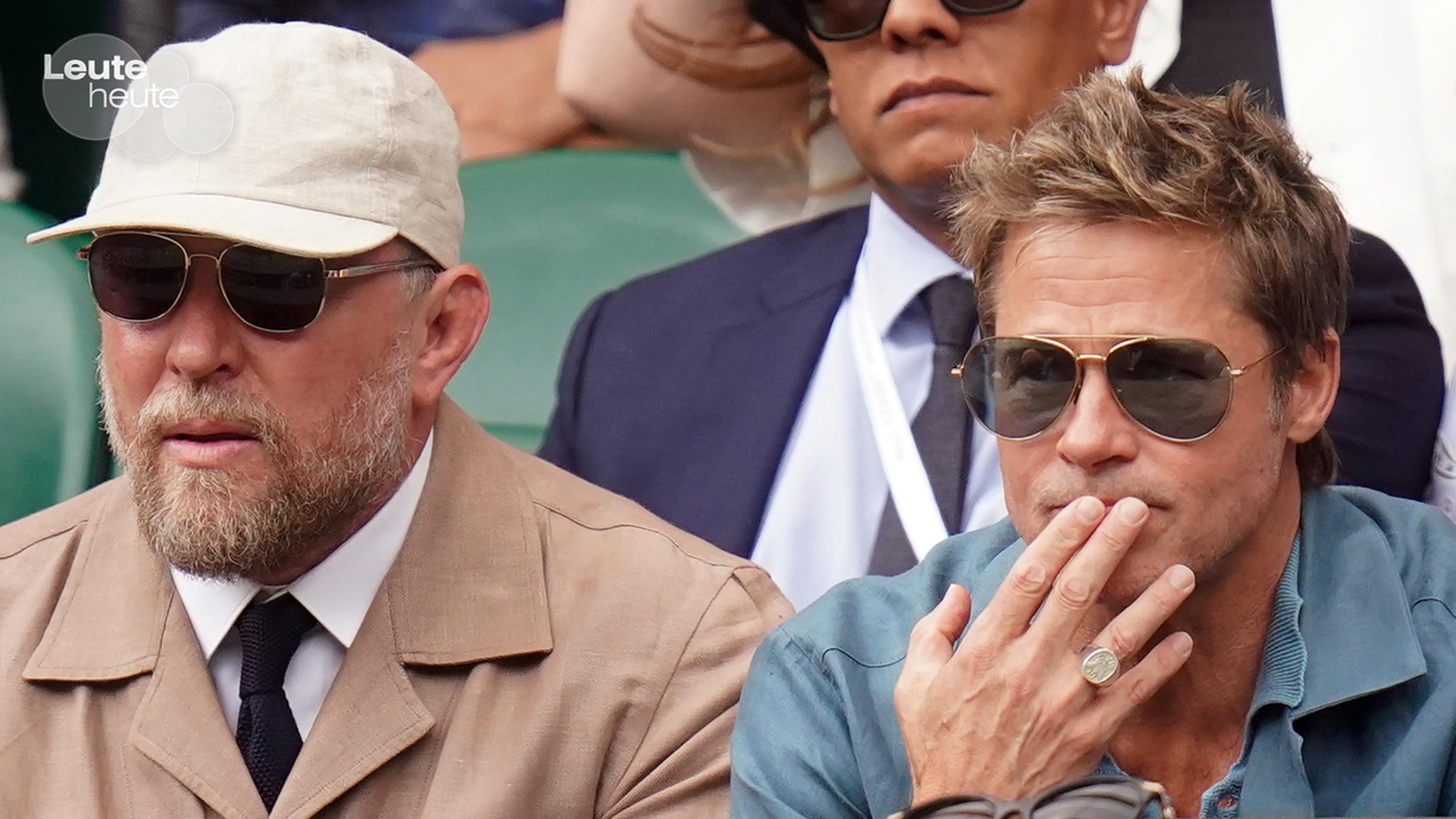 Guy Ritchie, Brad Pitt in Wimbledon