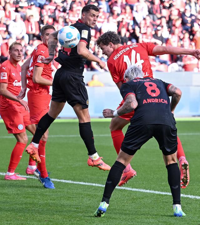 Max Geschwill (Kiel) erzielt das Tor zum 2:1 für Kiel. 