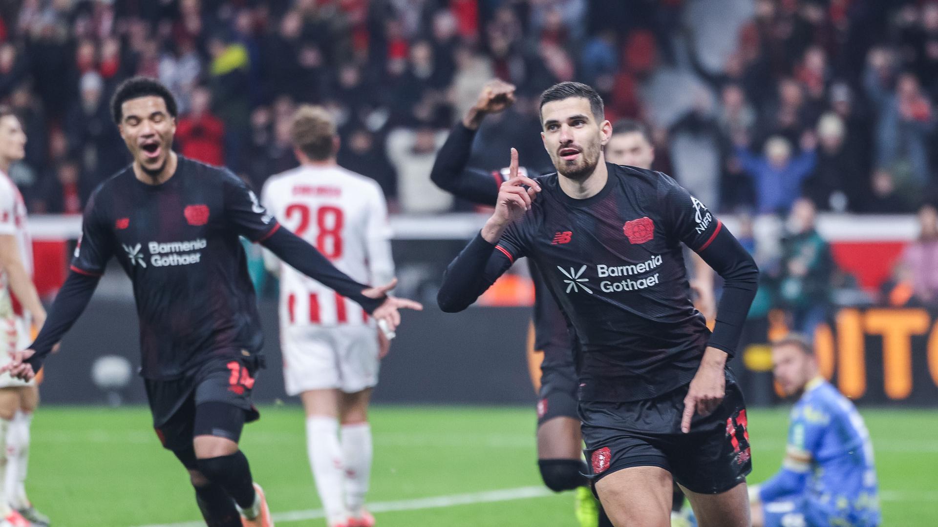 Martin Terrier in Leverkusen am 13.12.25