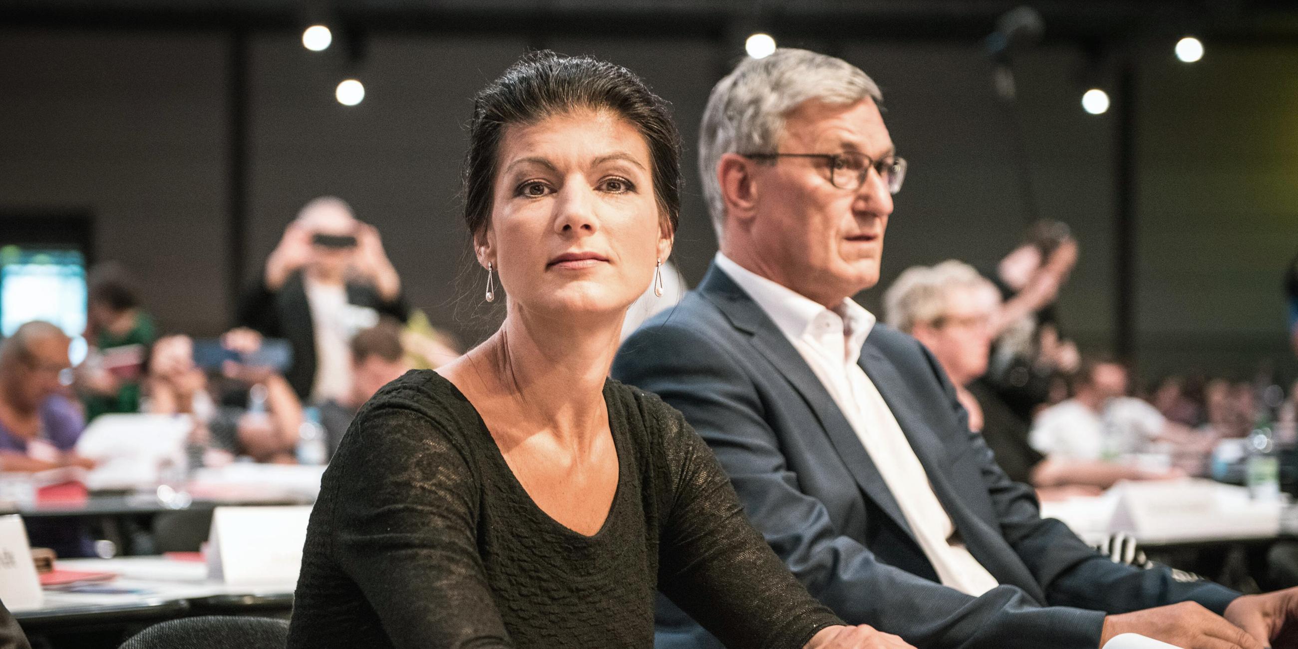 Sahra Wagenknecht und Bernd Riexinger