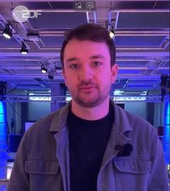 Screenshot Jan Schüsseler, KI-Experte des ZDF, spricht in Kamera