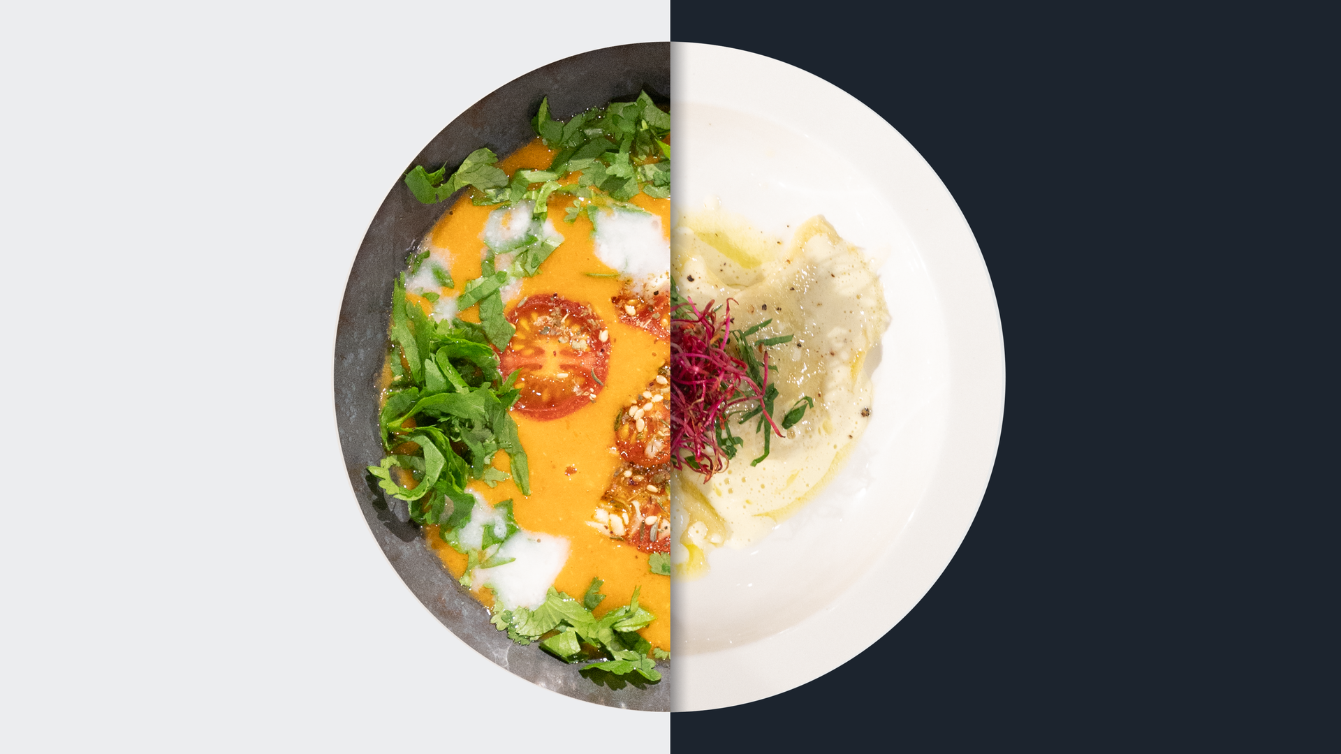 Linsen-Tomaten-Suppe vs. Schlutzkrapfen