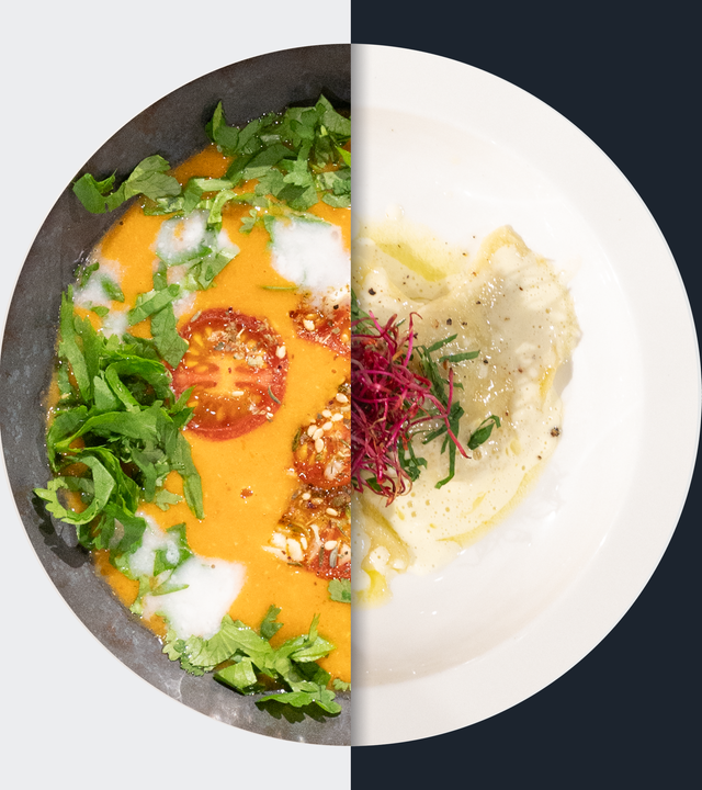 Linsen-Tomaten-Suppe vs. Schlutzkrapfen