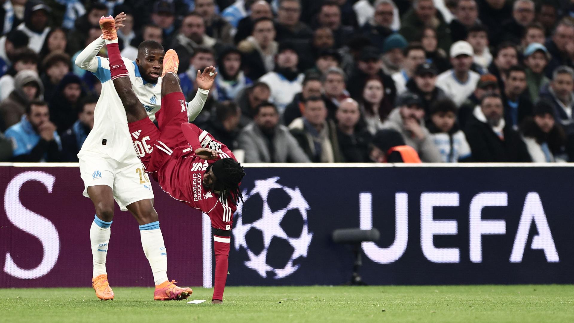 Jeremie Frimpong und Hamed Traore am 21.01.26