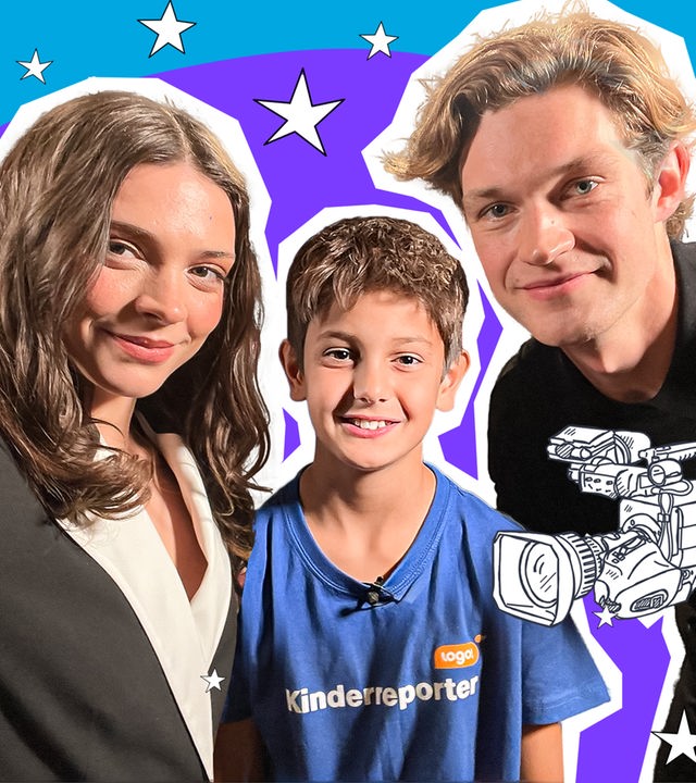 logo! - Kinderreporter Jakob trifft Damian Hardung und Harriet Herbig-Matten 