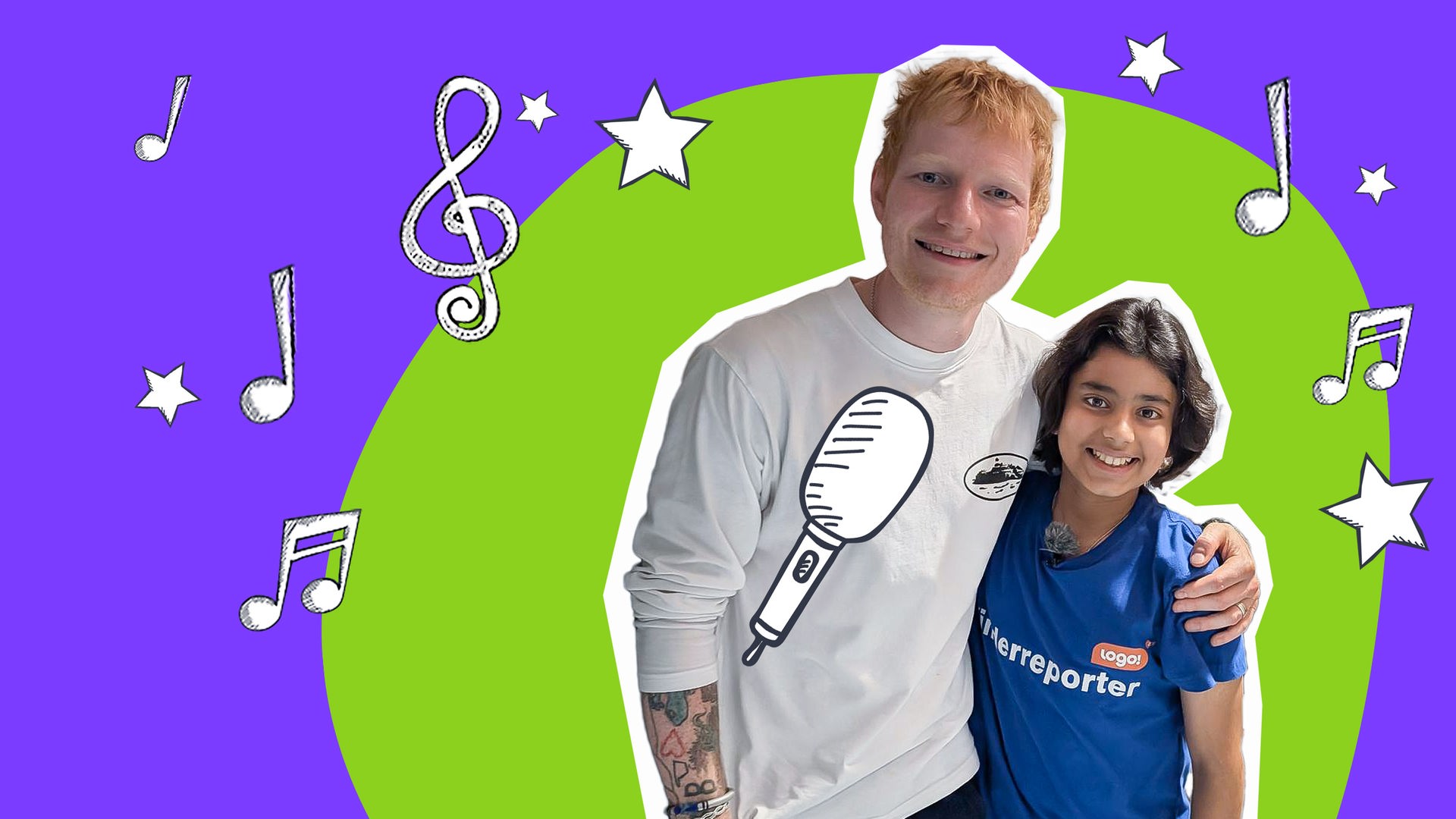 logo! - Hero - Kinderreporter Vivaan trifft Ed Sheeran