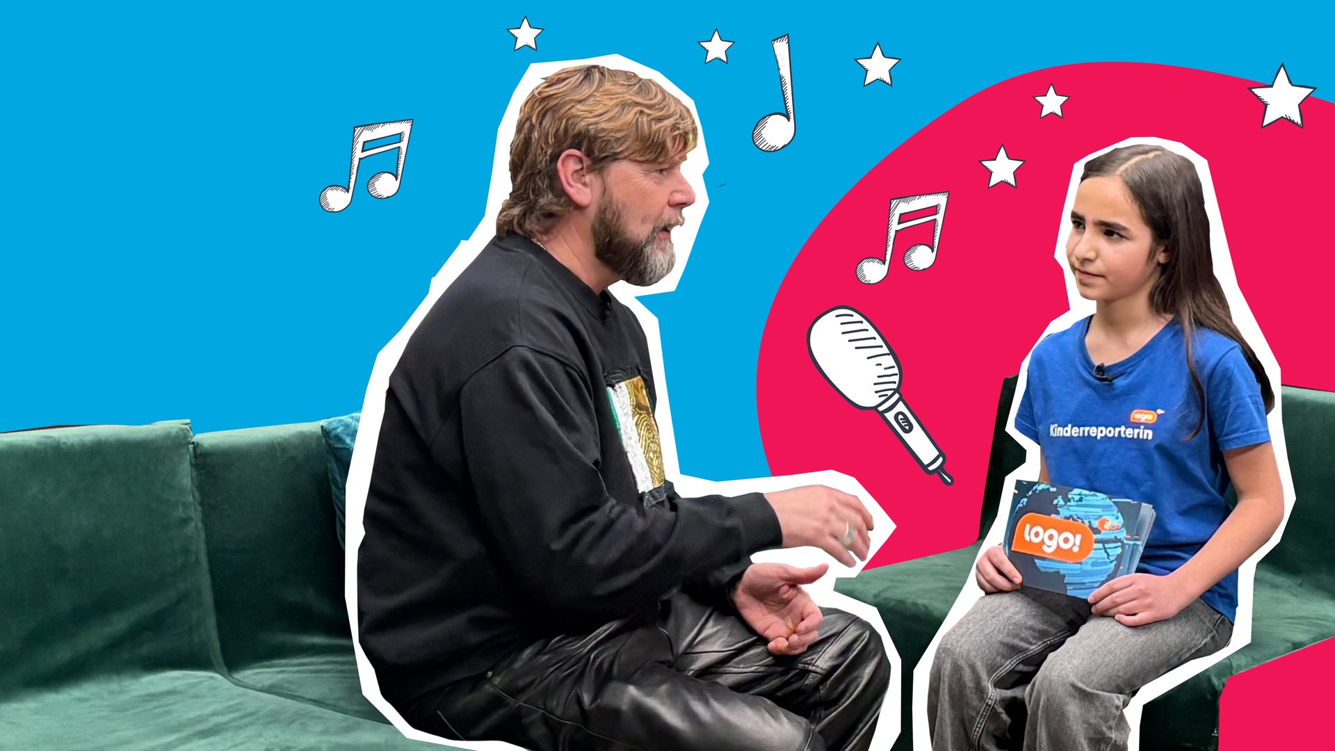  logo! Kinderreporterin Inci trifft Rea Garvey