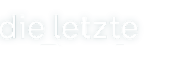 Die letzte Bank
