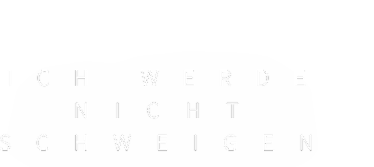 Das Logo des Films Ich werde nicht schweigen