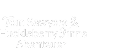 Tom Sawyers und Huckleberry Finns Abenteuer Logo