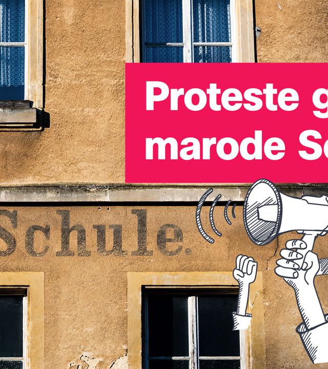 Marode Schulen im hessischen Frankfurt