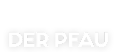 Logo mittig, Der Pfau