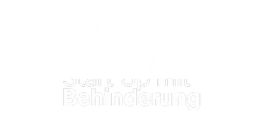 Logo, Start Up mit Behinderung