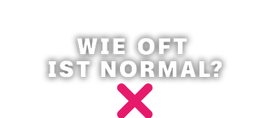 logo mittig | Lust auf Sex: Wie oft ist normal?