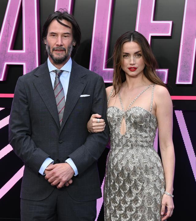 Ana de Armas und Keanu Reeves bei "Ballerina"-Premiere