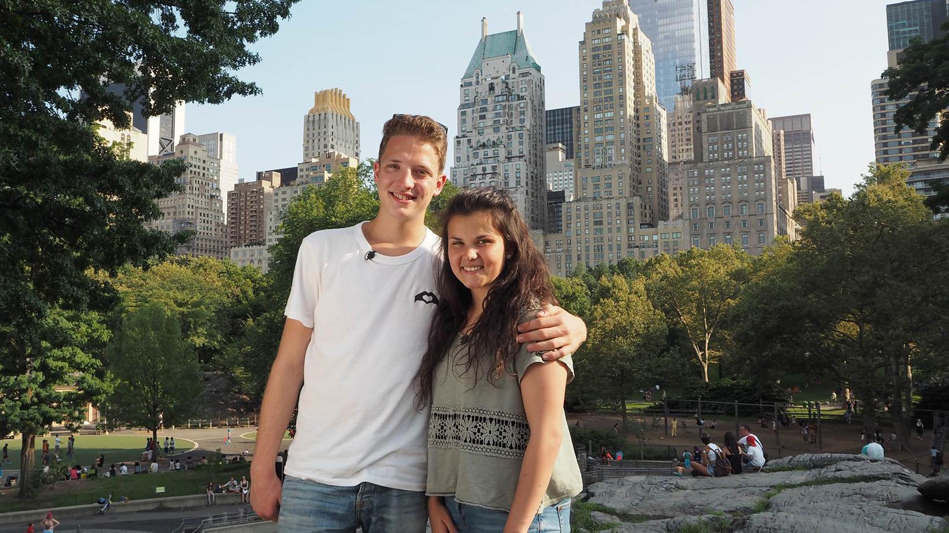 Louisa und Philipp in New York