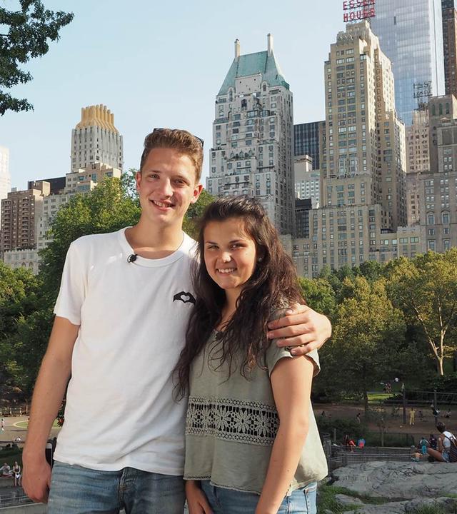 Louisa und Philipp in New York
