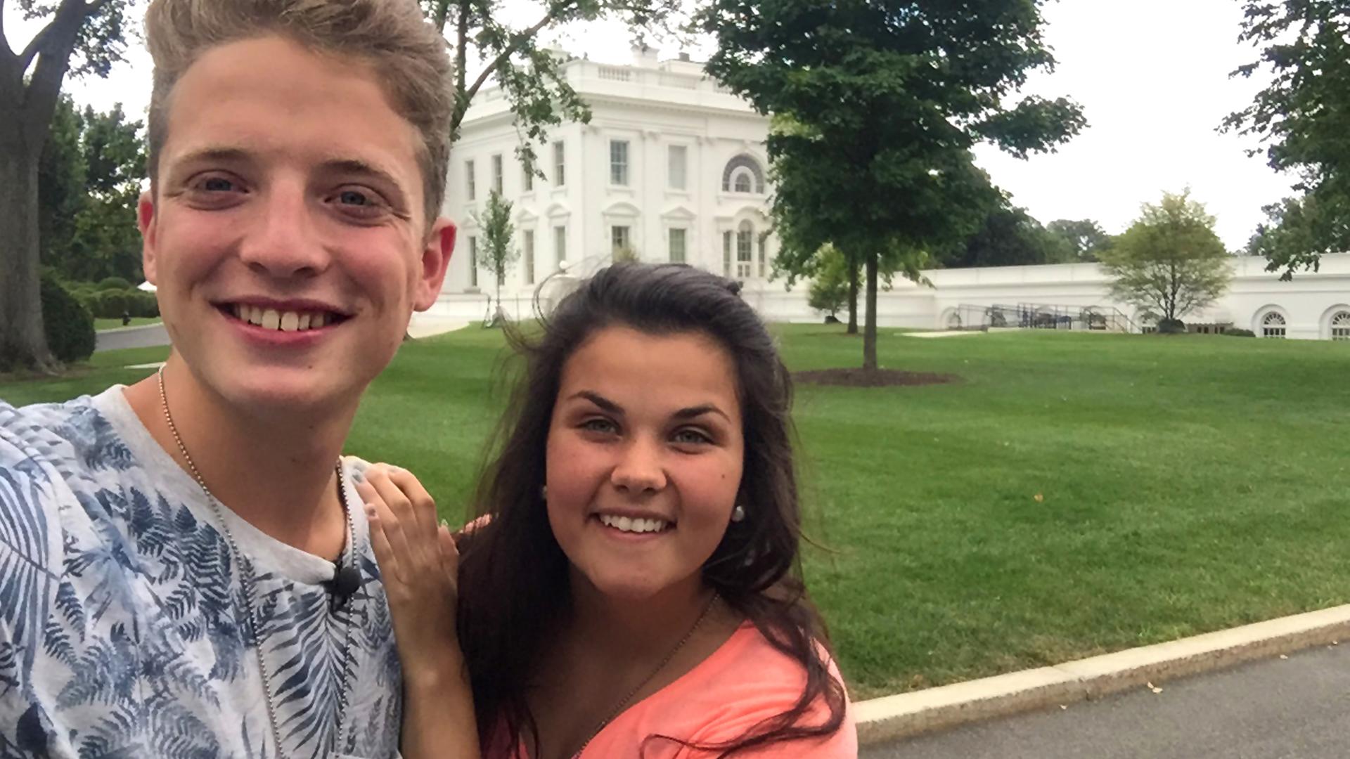 Louisa und Philipp in Washington