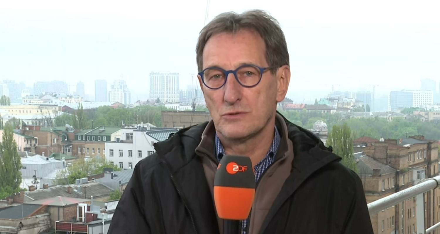 ZDF-Korrespondent Luc Walpot in Kiew