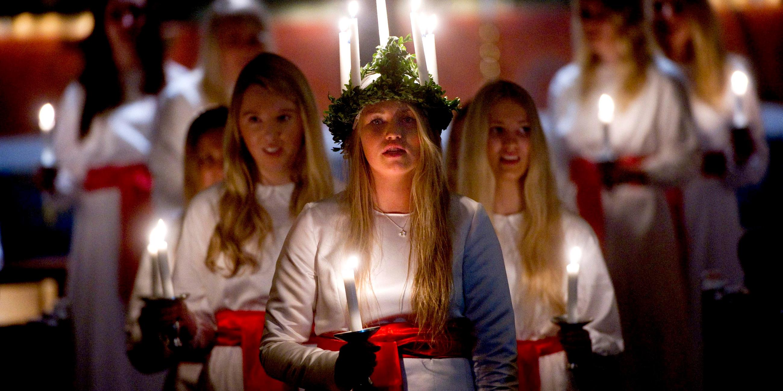 Luciafest in Schweden, Archivbild