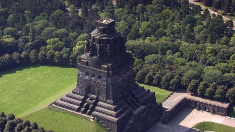 Luftbild: Das Völkerschlachtdenkmal