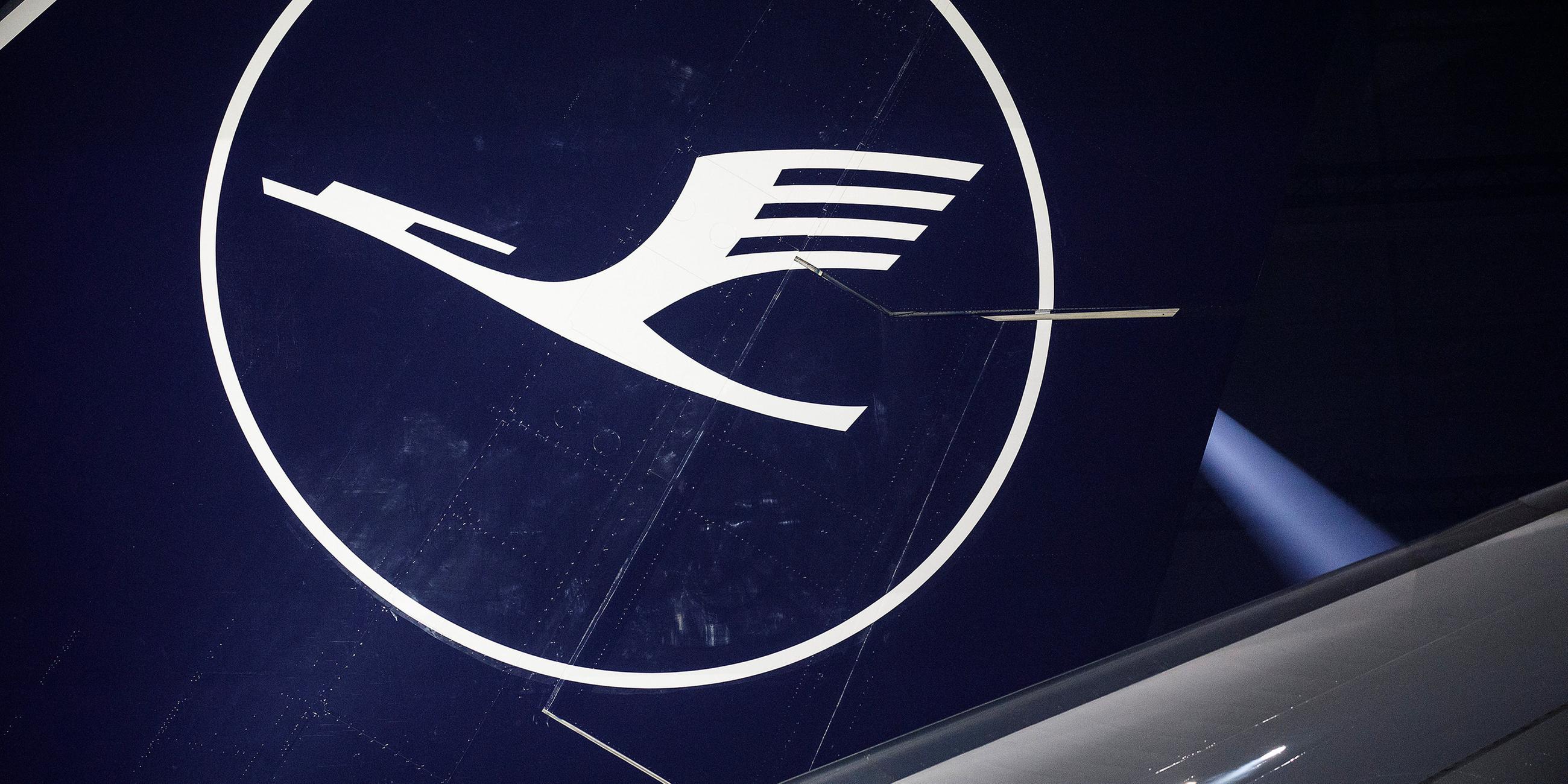 Das Logo der Lufthansa (Symbolbild)