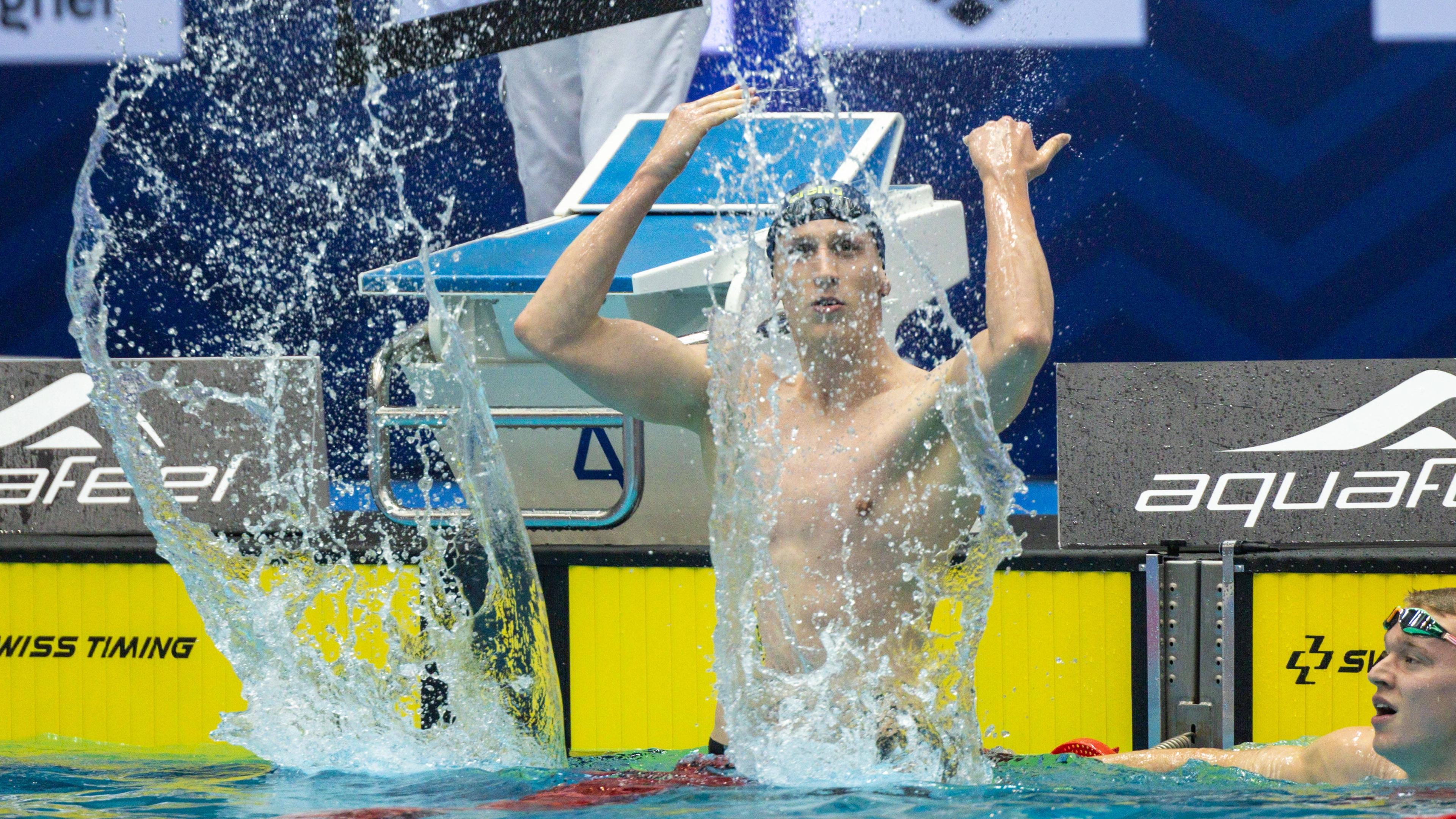Schwimmer Lukas Märtens verpasst bei der Deutschen Meisterschaft nur knapp den Weltrekord