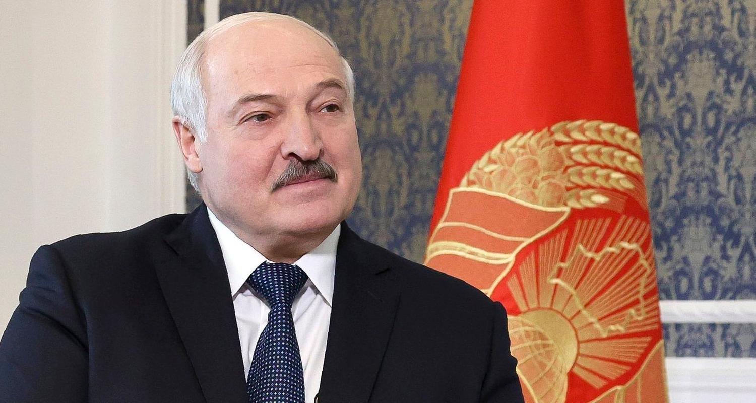  Alexander Lukaschenko, Präsident von Belarus, während eines Interviews mit der Agence France Presse (AFP) am 21.07.2022 in Minsk, Belarus.