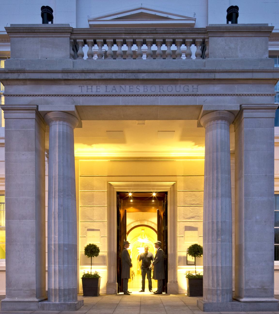 Der Eingangsbereich des "Lanesborough Hotels" in London.