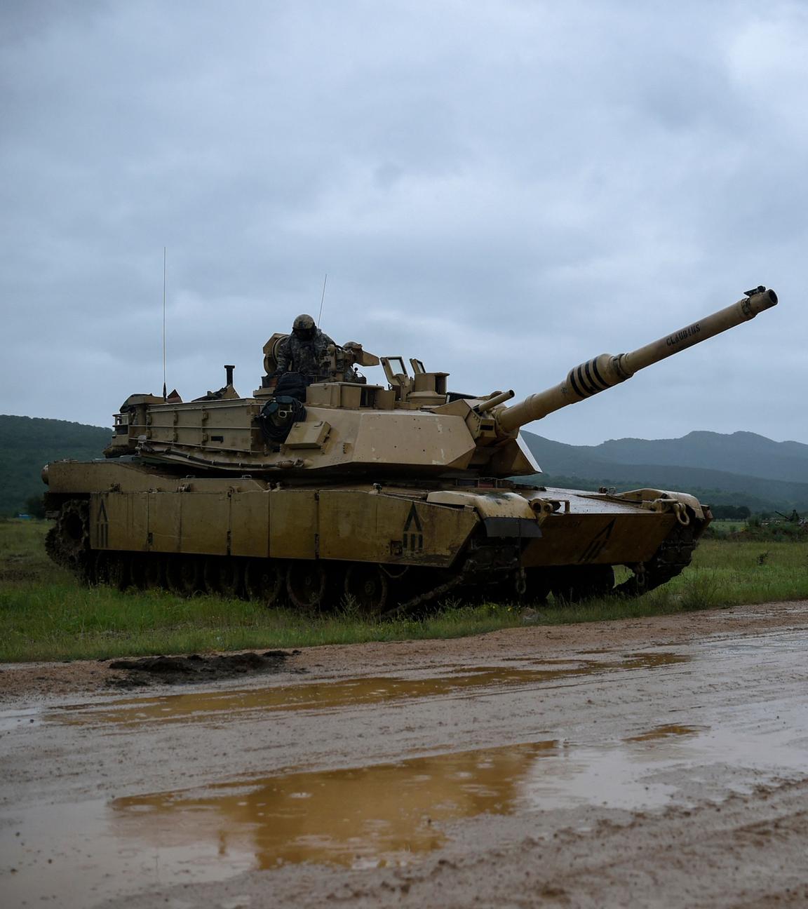 M1A2 Abrams Panzer beim Manöver "Balkan Sentinel 21"
