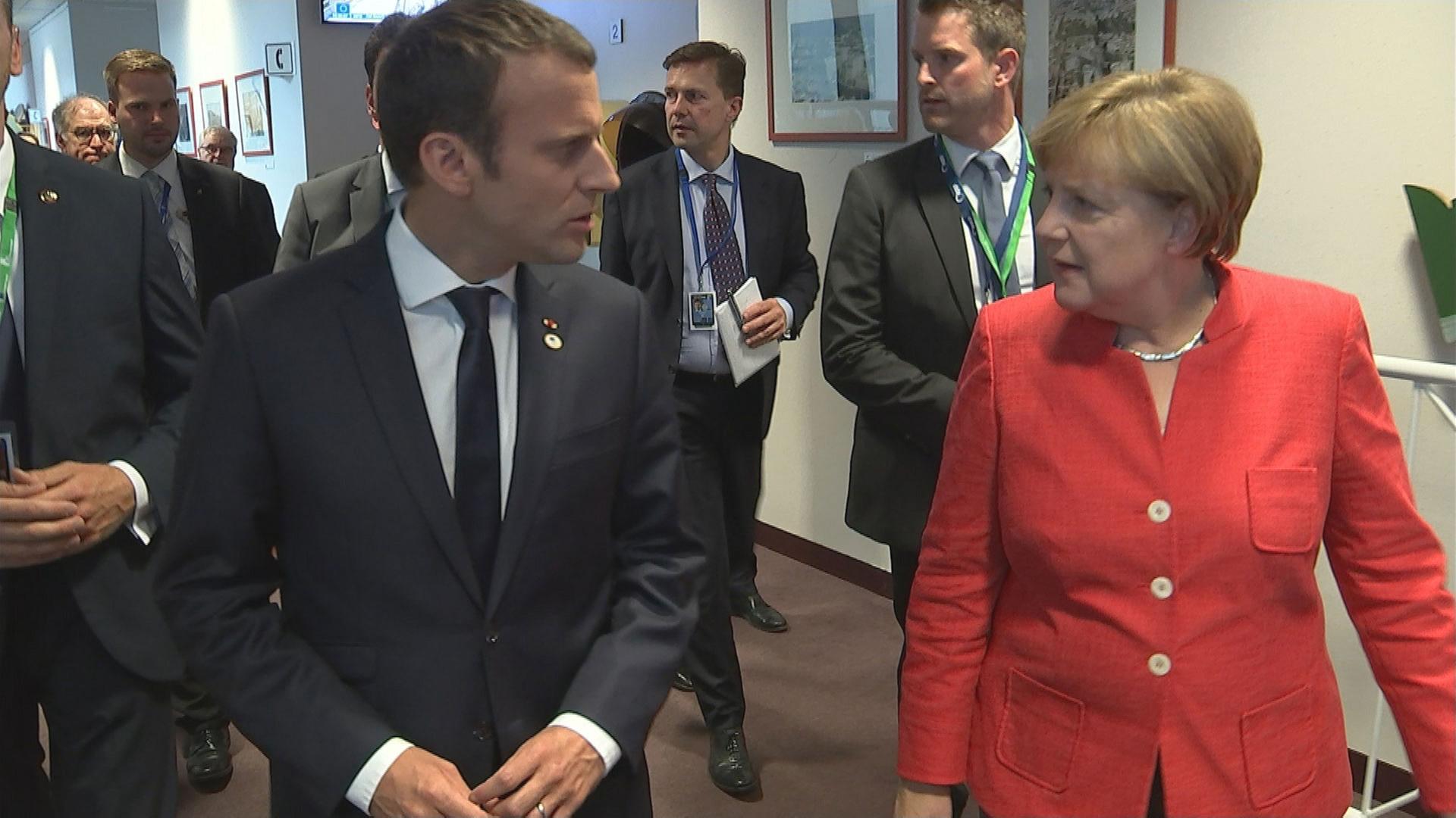 Angela Merkel und Emmanuel Macron