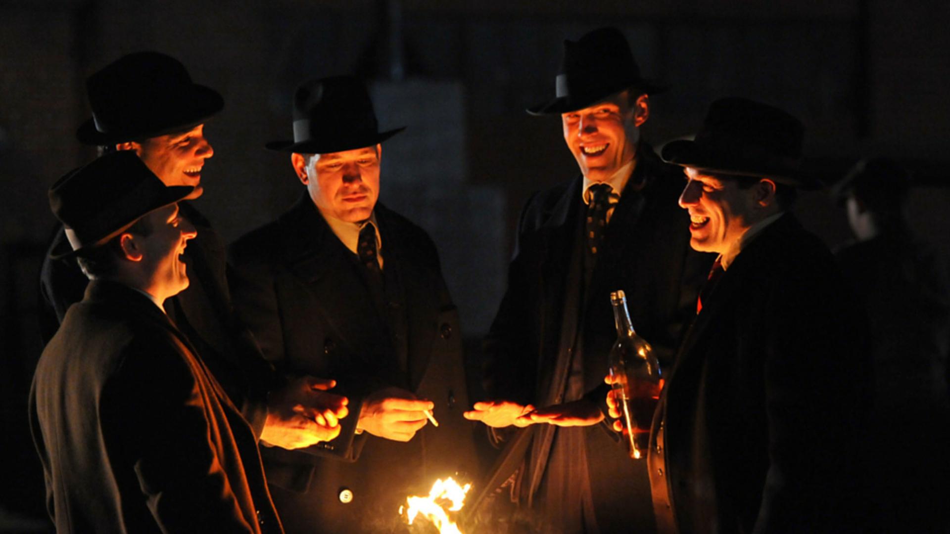 Meyer Lansky, Frank Costello, Lucky Luciano, Bugsy Siegel und Vito Genovese.