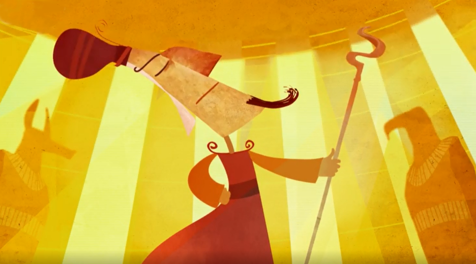 Ein Zauberer des alten Ägypten