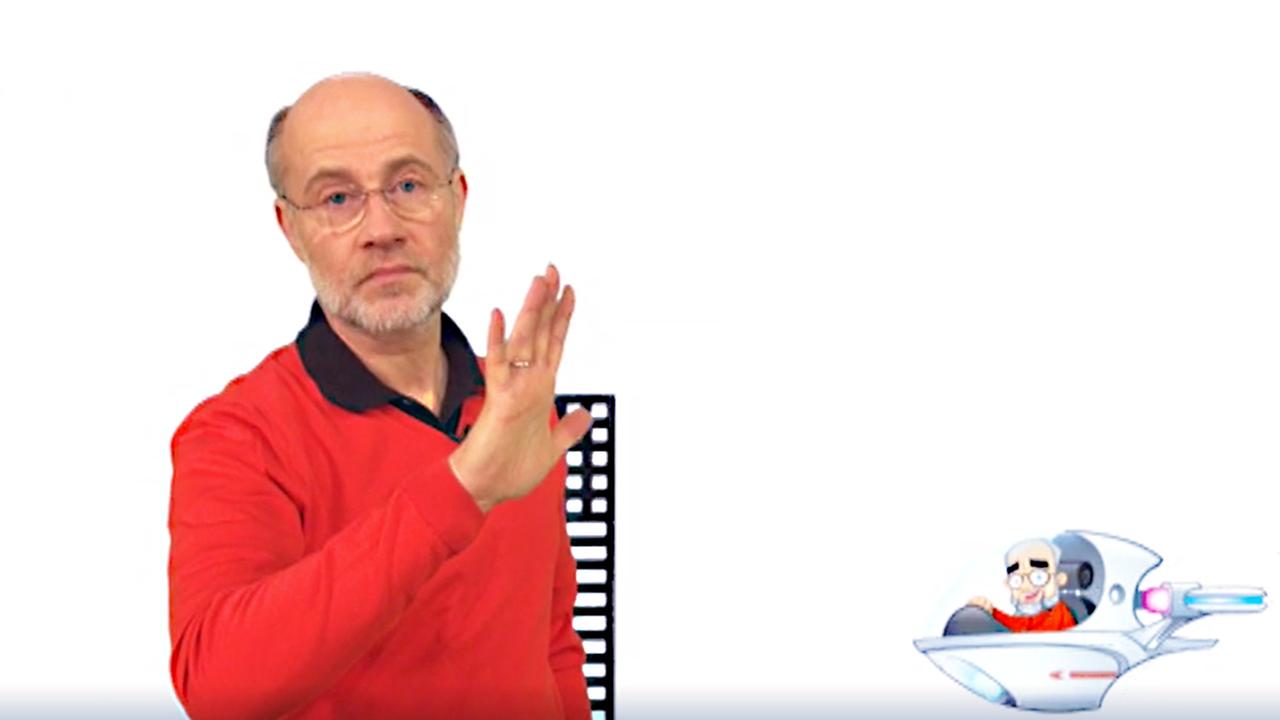 Professor Harald Lesch im Studio