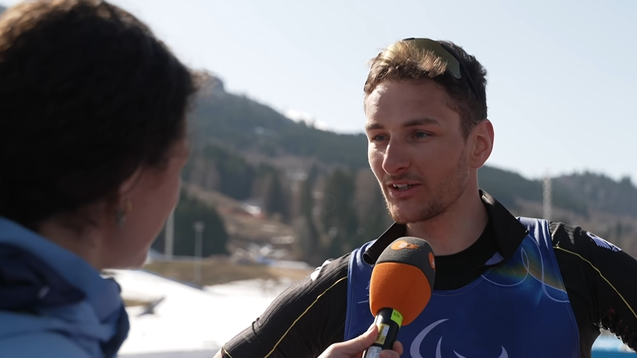 Der deutsche Paralympics-Athlet Marco Maier im ZDF-Interview bei den Paralympics 2026