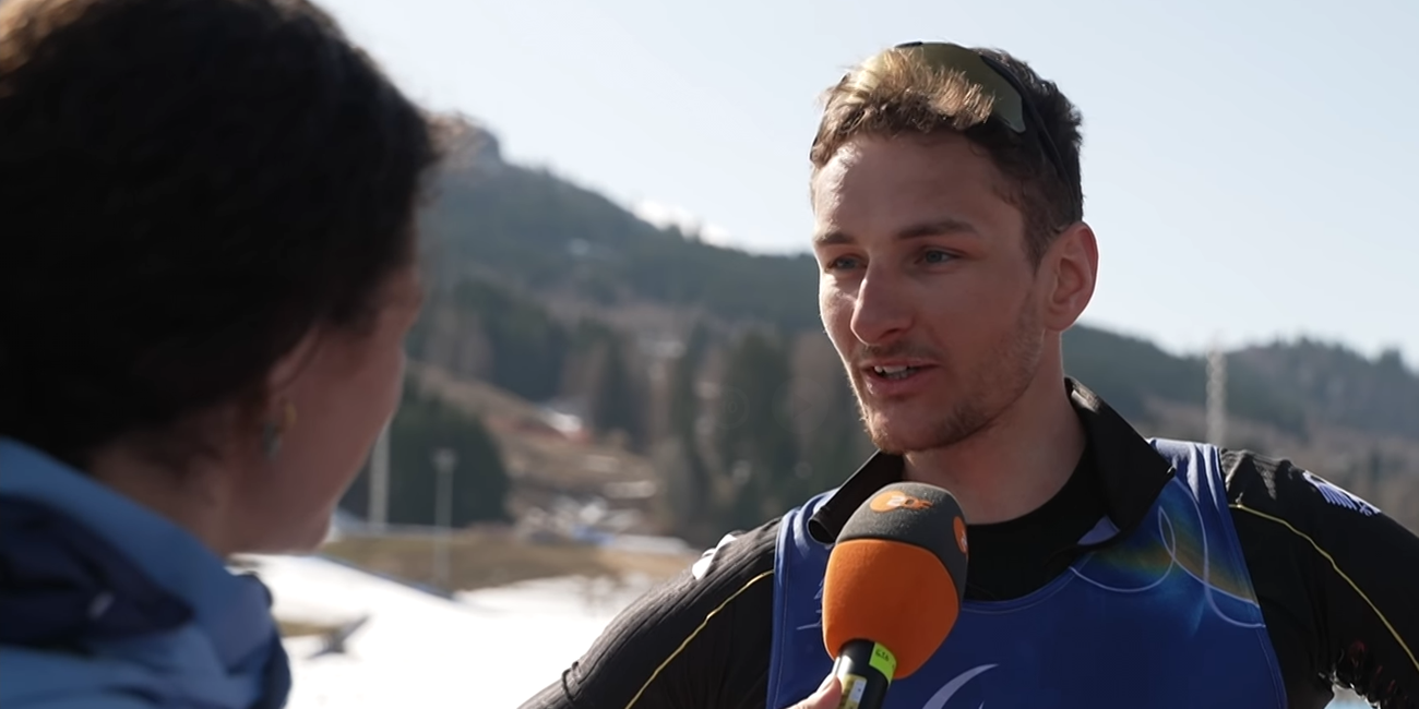 Der deutsche Paralympics-Athlet Marco Maier im ZDF-Interview bei den Paralympics 2026
