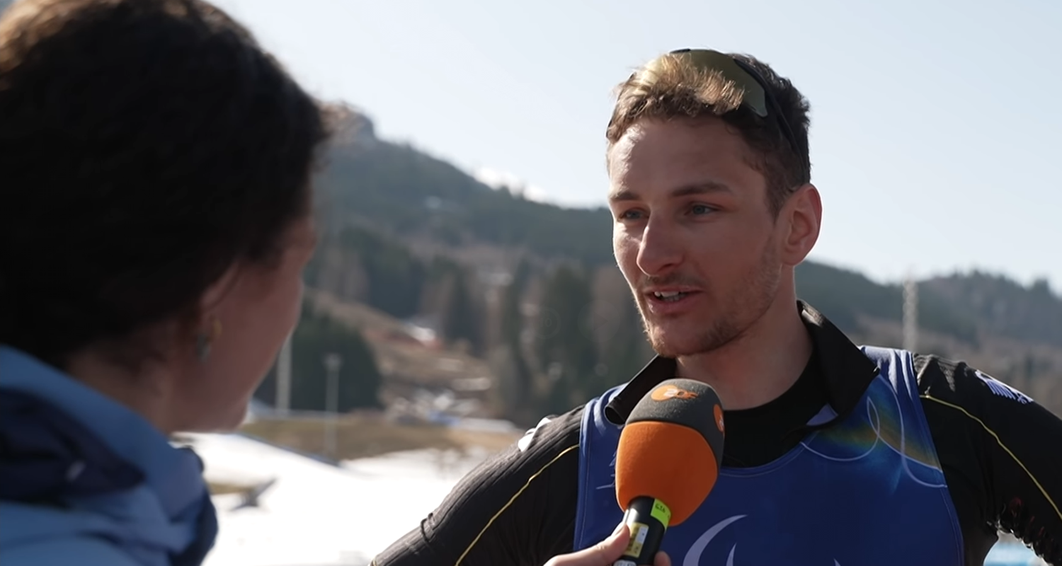 Der deutsche Paralympics-Athlet Marco Maier im ZDF-Interview bei den Paralympics 2026