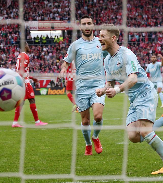 1:1 für Köln per Elfmeter durch Florian Kainz (11, FC Köln).