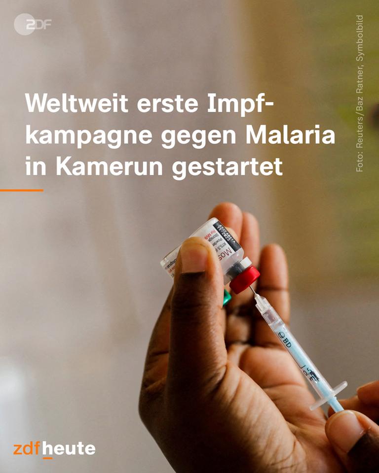Weltweit erste Impfkampagne gegen Malaria in Kamerun gestartet