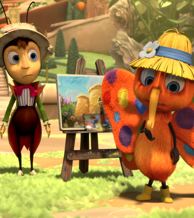 Walter (rechts) sieht bekümmert aus. Gregor (links) beobachtet ihn besorgt.