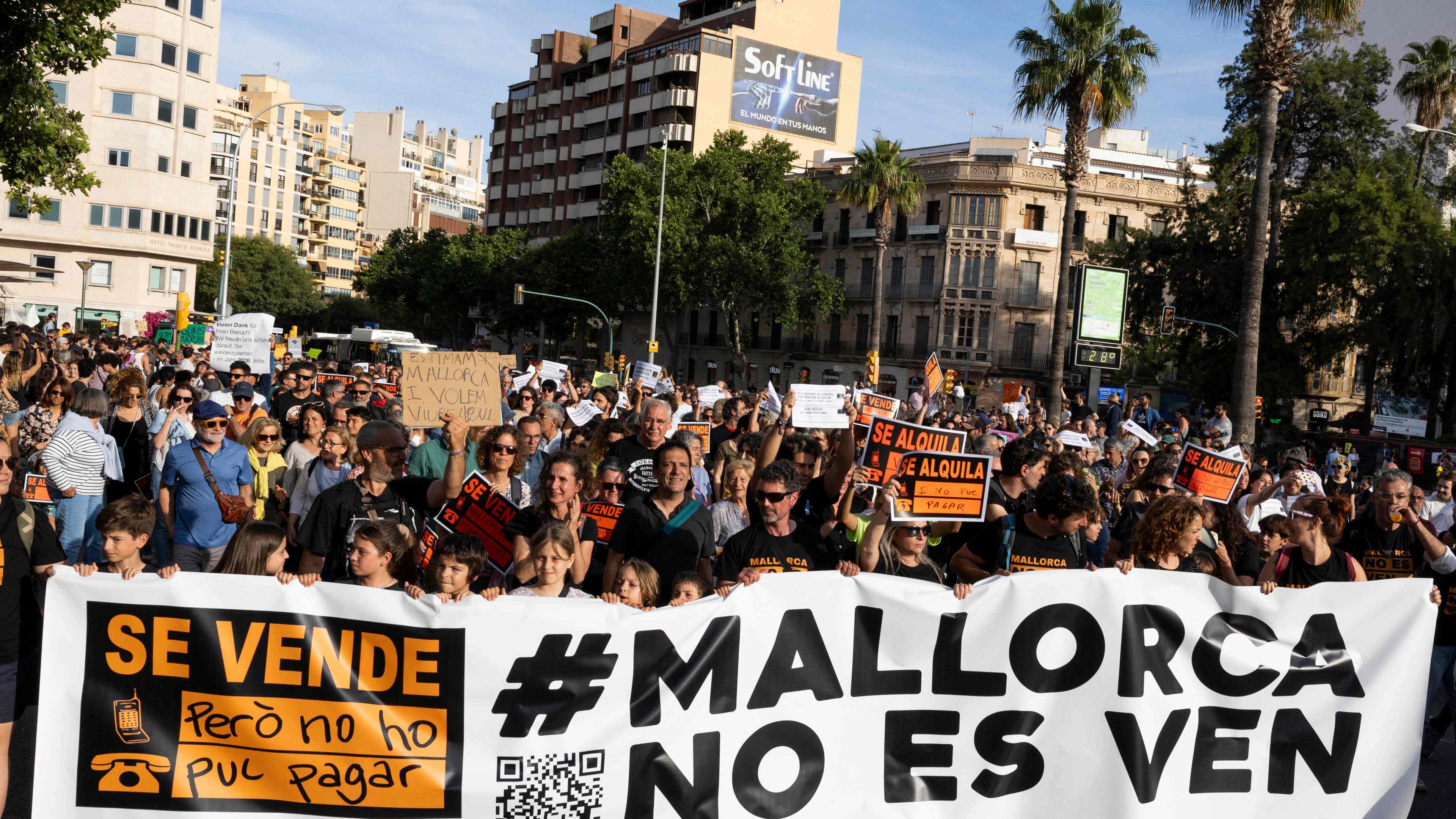 Proteste auf Mallorca gegen Massentourismus