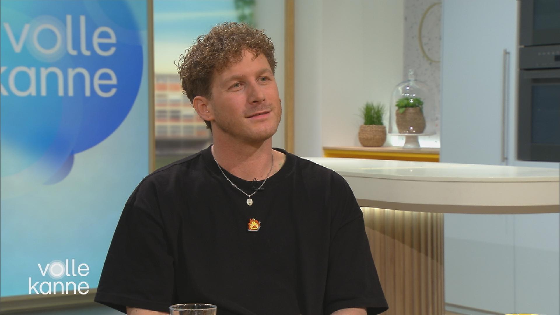 Malte Zierden zu Gast am "Volle Kanne"-Frühstückstisch.