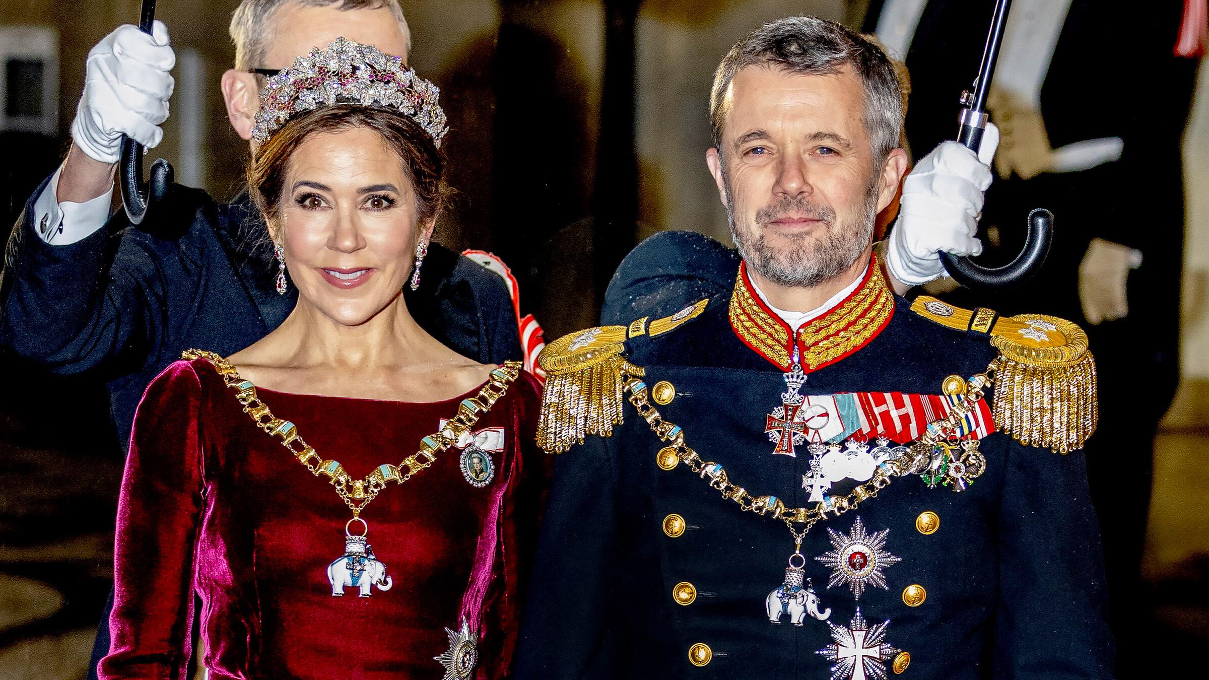 Das dänische Königspaar Margrethe und Frederik