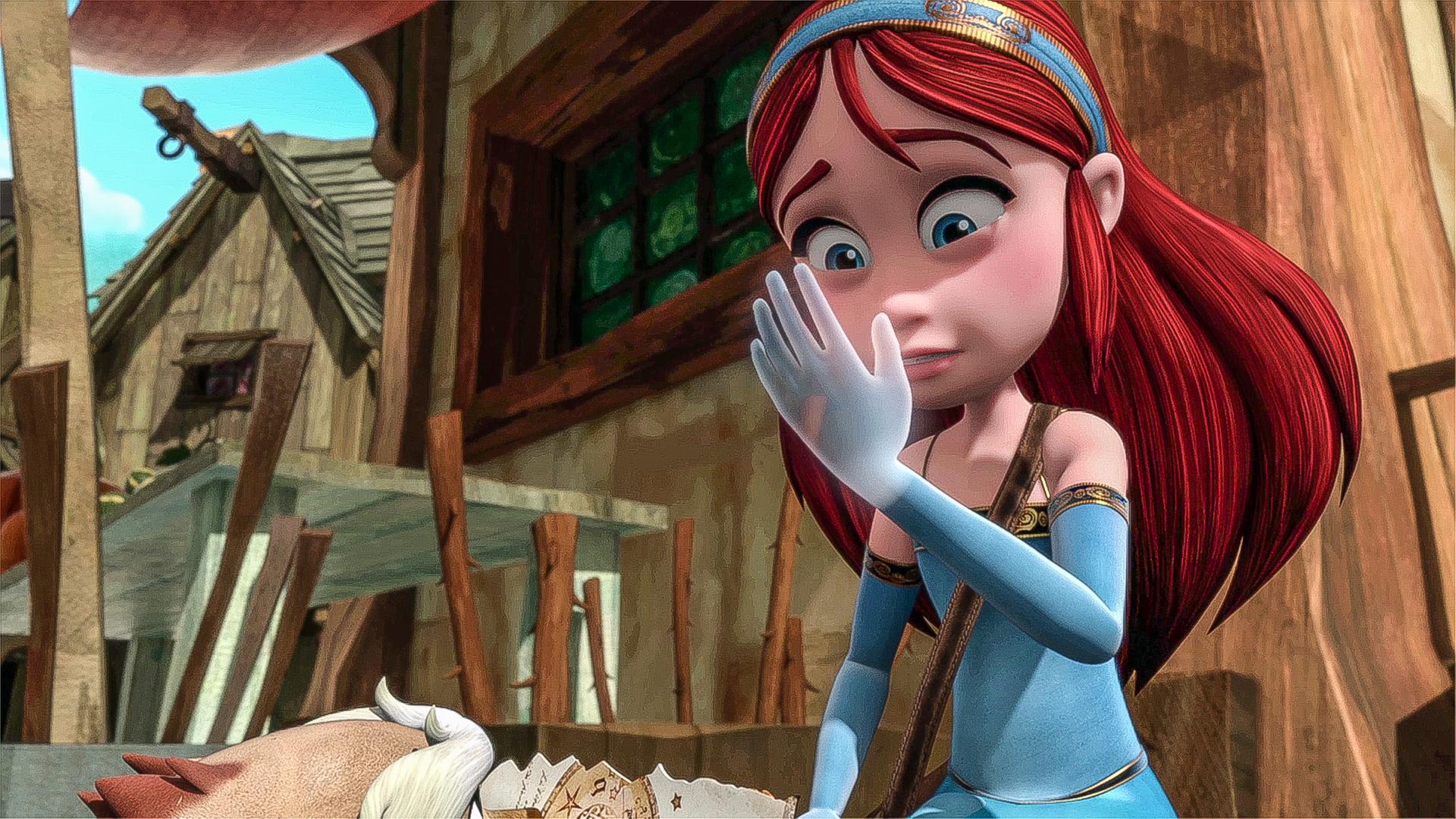 Marian sieht ihre Hand an. Sie wird durchsichtig.