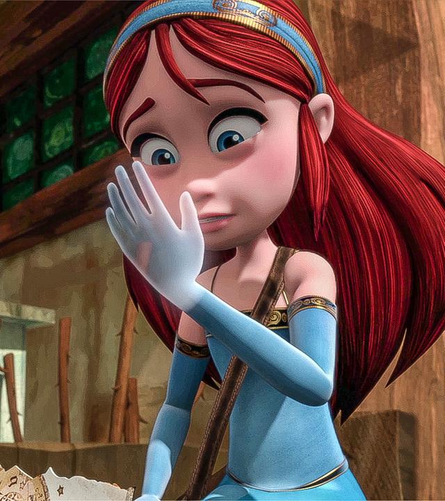 Marian sieht ihre Hand an. Sie wird durchsichtig.