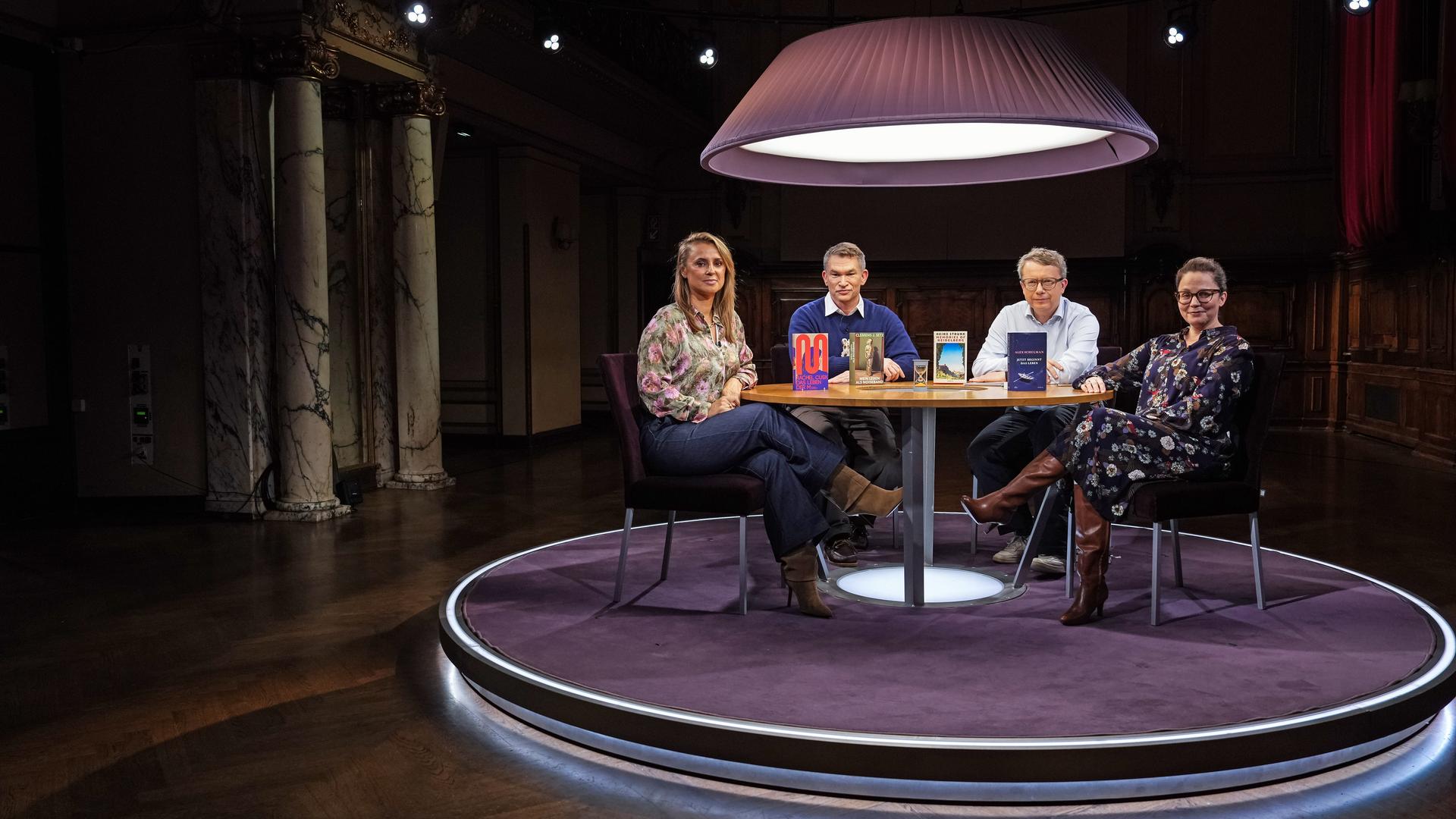  "Das Literarische Quartett" im September 2026 mit den Gästen Jagoda Marinić, Philipp Tingler, Adam Soboczynski und Gastgeberin Thea Dorn.
