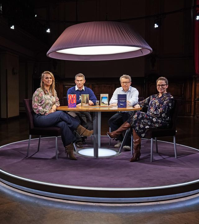  "Das Literarische Quartett" im September 2026 mit den Gästen Jagoda Marinić, Philipp Tingler, Adam Soboczynski und Gastgeberin Thea Dorn.