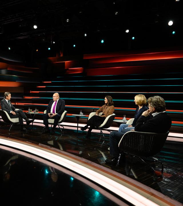 Markus Lanz vom 1. April 2026: Markus Lanz, Peter Altmaier, Julia Löhr, Katrin Eigendorf, Kai Ambos