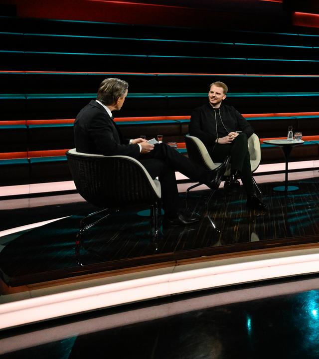 Markus Lanz vom 10. Februar 2026: Markus Lanz, Tim Klüssendorf (SPD-Generalsekretär), Dagmar Rosenfeld (Journalistin), Elmar Theveßen (Korrespondent), Christian Mölling (Militärexperte)