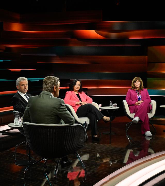 Markus Lanz vom 10. September 2025: Boris Palmer, Markus Lanz, Astrid Klinkert-Kittel, Jutta Steinruck, André Neumann